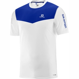 T-Shirt Salomon Fast Wing SS White Surf The Web Herren