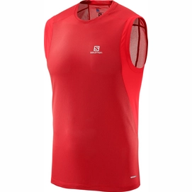Tanktop Salomon Men Trail Runner Sleeveless Barbados Cherry