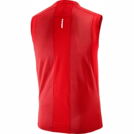 Tanktop Salomon Men Trail Runner Sleeveless Barbados Cherry