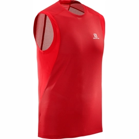 Tanktop Salomon Men Trail Runner Sleeveless Barbados Cherry