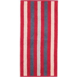 Douchelaken Cawö Heritage Stripes Bordeaux (80 x 150 cm)