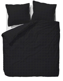 Dekbedovertrek Essenza Sienna Black Satijn