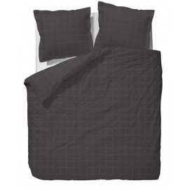 Taies d'oreiller Essenza Sienna Anthracite Satin de Coton (50 x 75 cm)