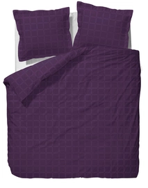 Dekbedovertrek Essenza Sienna Warm Purple Satijn