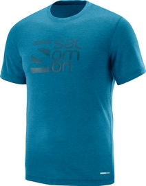Tshirt Salomon Men Explore Graphic SS Moroccan Blue