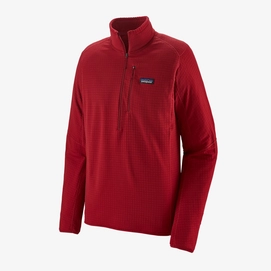 Pull Patagonia Homme R1 PO Classic Red