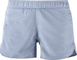 Kurze Sporthose Salomon Trail Runner Short Lilac Gray Damen