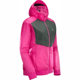 Jas Salomon Women Lightning Aero FZ Hoodie Pink Yarrow