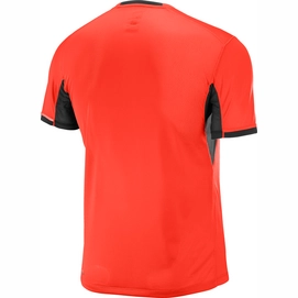 T-Shirt Salomon Men Agile + SS Fiery Red