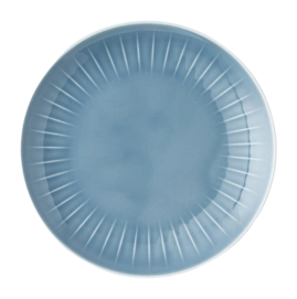 Piatto piano coupe in porcellana Rosenthal Joyn Ø 20,5 cm, Blu Denim