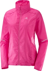 Jacke Salomon Agile Wind Pink Yarrow Damen