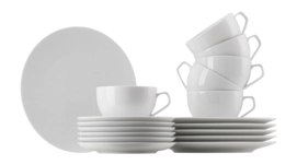 Koffieset Rosenthal TAC White (18-delig)