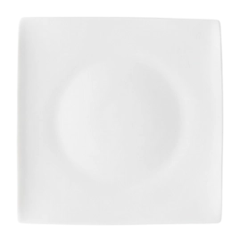 Teller Rosenthal Jade Quadrat Flat White 23 cm