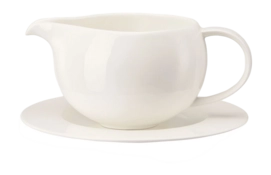 Salsiera in porcellana con piattino Rosenthal Brillance 550 ml, Bone China
