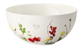 Ciotola colazione in porcellana Rosenthal Brillance Ø 15 cm / 0,6 L, Bone China, Fleurs Sauvages