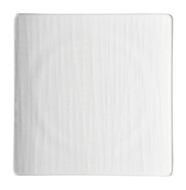Bord Rosenthal Mesh Square Flat White 17 cm