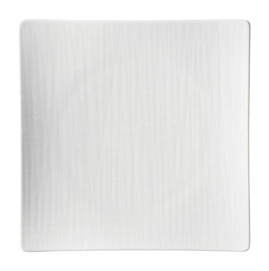 Teller Rosenthal Mesh Square Flat White 27 cm