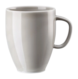 Tazza in porcellana con manico Rosenthal Junto 380 ml, Grigio perla