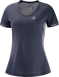 Tshirt Salomon Women Agile SS Graphite