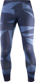 Legging Salomon Women Agile Long Tight Night Sky Crown Blue Graphite Damen