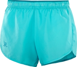 Kurze Hose Salomon Agile Short Blue Curacao Blau Damen
