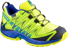 Traillrunningschuhe Salomon Junior XA Pro 3D CS WP Acid Lime Kinder