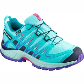 Chaussure Trail Salomon Junior XA Pro 3D CS WP Blue Curacao