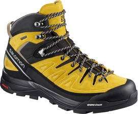 Wandelschoen Salomon Men X Alp Mid Leather GTX Green Sulphur