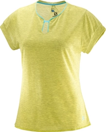 T-Shirt Salomon Women Ellipse U-Neck Limelight