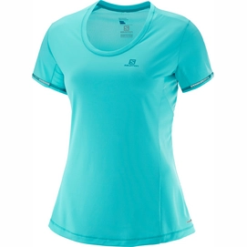 Tshirt Salomon Women Agile SS Blue Curacao