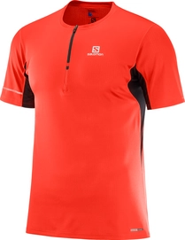 Tshirt Salomon Men Agile HZ SS Fiery Red