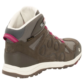 Wandelschoen Jack Wolfskin Women Rocksand Texapore Mid Dark Ruby