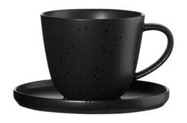 Kaffeebecher ASA Selection Coppa mit Untertasse Kuro 250 ml