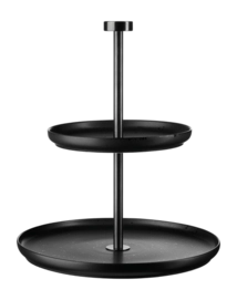 Plateau de Service ASA Selection Coppa 2-Étages Kuro 23,5 cm