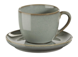 Espressotasse mit Untertasse ASA Selection Saisons Eucalyptus 90 ml