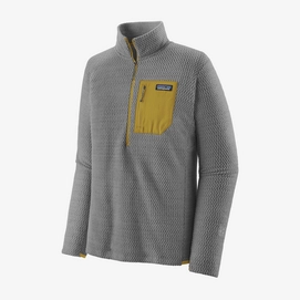 Pull Patagonia Homme R1 Air Zip Neck Salt Grey