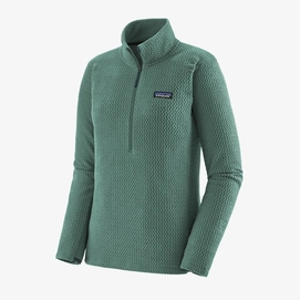 Pull Patagonia Women R1 Air Zip Neck Regen Green