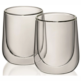 Cappuccinotasse Kela Fontana Transparent 180ml (2-teilig)