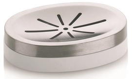 Zeepschaal Kela Lino White