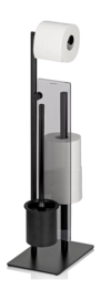 Toiletbutler WC met reserverolhouder Kela Style 2.0 Zwart