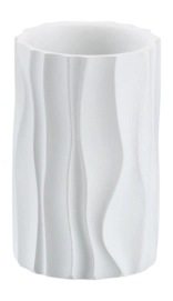 Gobelet de Salle de Bain Kela Merida Blanc