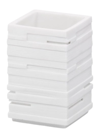 Badezimmerbecher Kela Posidon White