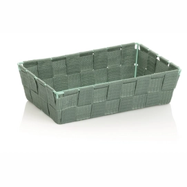 Basket Kela Alvaro Green Rectangle (23 x 15 x 6 cm)