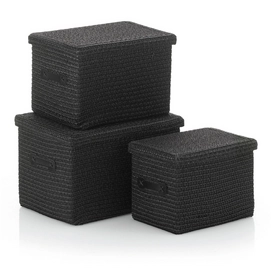 Mand Kela Zwart 36 x 26 x 24 cm