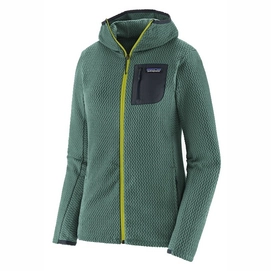 Zip Sweatshirt Patagonia Women's R1 Air Full Rain Green