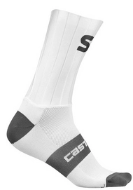 Fahrradsocken Castelli Team Sky Fast Feets White Herren