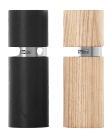 Salt and Pepper Mill AdHoc Textura Ash Wood Brown (Set of 2)