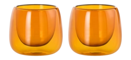 Windlicht AdHoc Yuna Amber (2-delig)