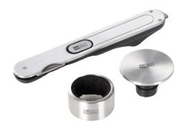 Wijn Accessoire Set AdHoc Grijs (3-delig)