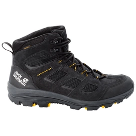 Walking Boots Jack Wolfskin Men Vojo 3 Texapore Mid Black Burly Yellow Xt-Shoe Size 6.5